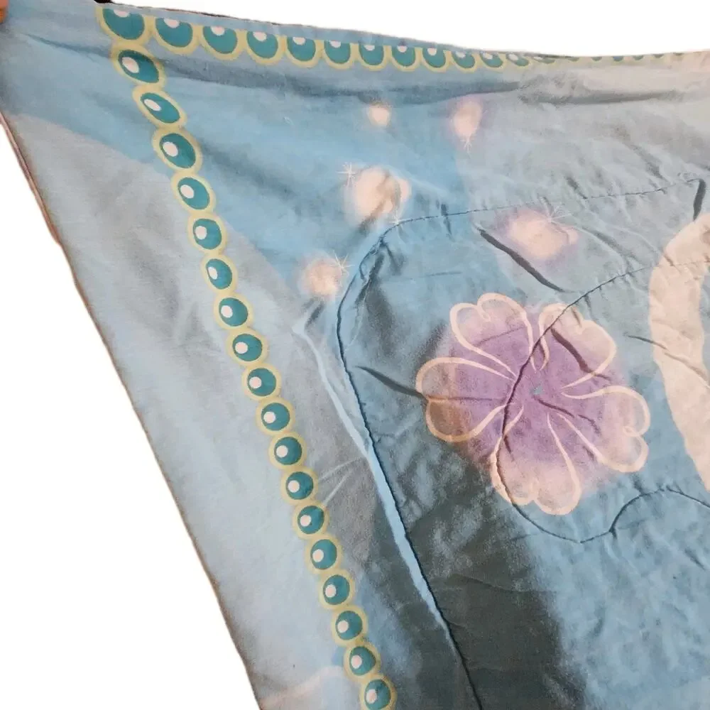 Vintage 90s Disney Ariel The Little Mermaid Comforter Twin Reversible Bedding